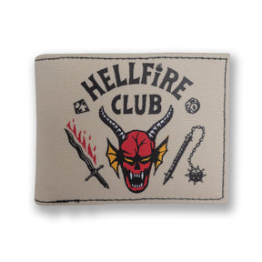 Stranger Things Hellfire Club PU Bifold wallet - White