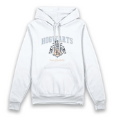 White Printed Hoody Front