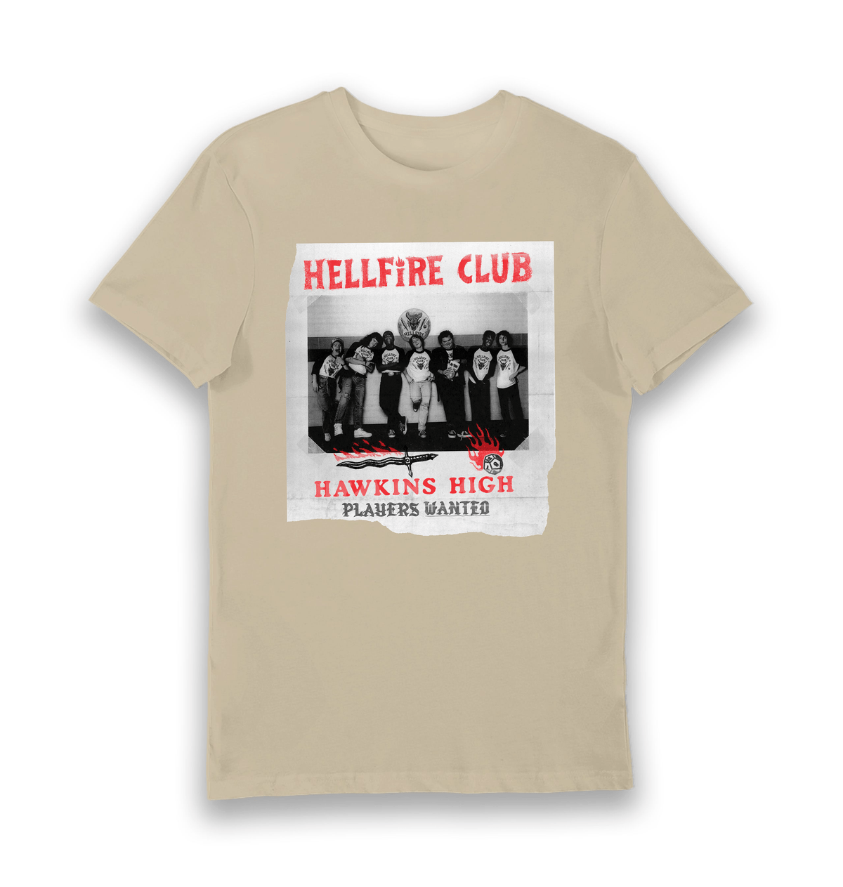 Sand Printed T-shirt Front