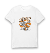 White Printed T-shirt Front