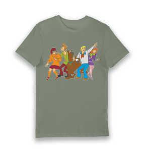 Khaki Printed T-shirt Front