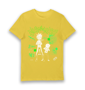 Yellow Printed T-shirt Front