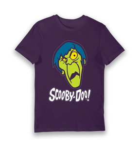 Purple Printed T-shirt Front