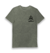 Vintage Green Printed T-shirt Front