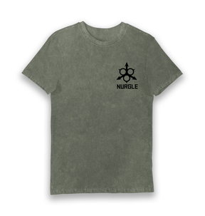 Vintage Green Printed T-shirt Front