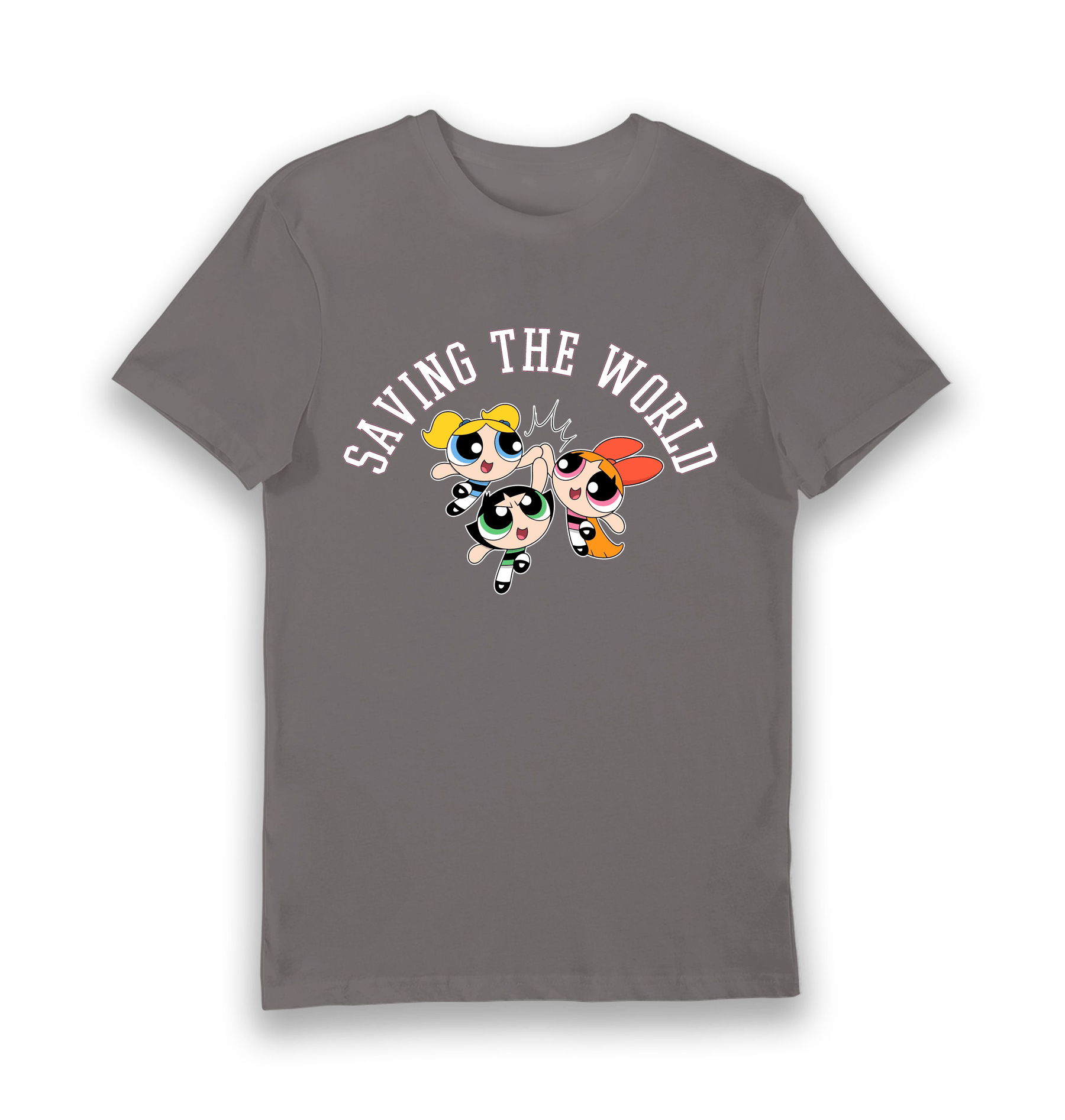 Charcoal Printed T-shirt Front