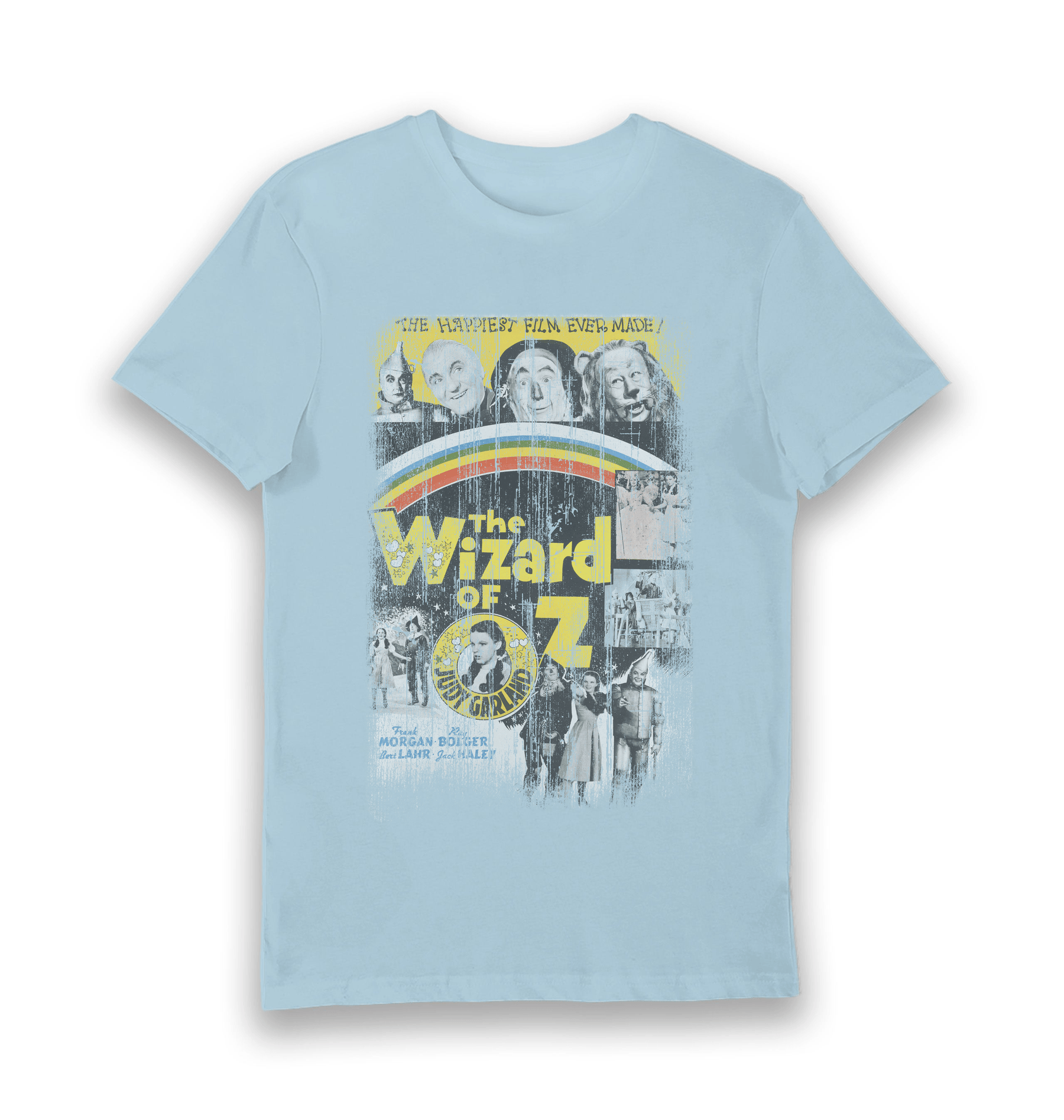 Light Blue Printed T-shirt Front