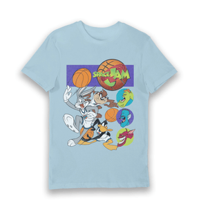 Light Blue Printed T-shirt Front