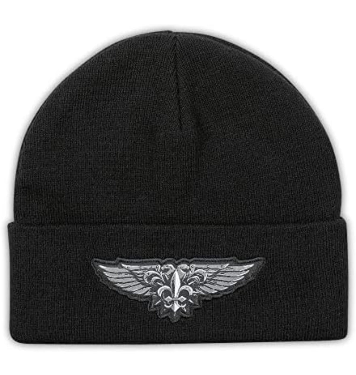 Black Beanie Front