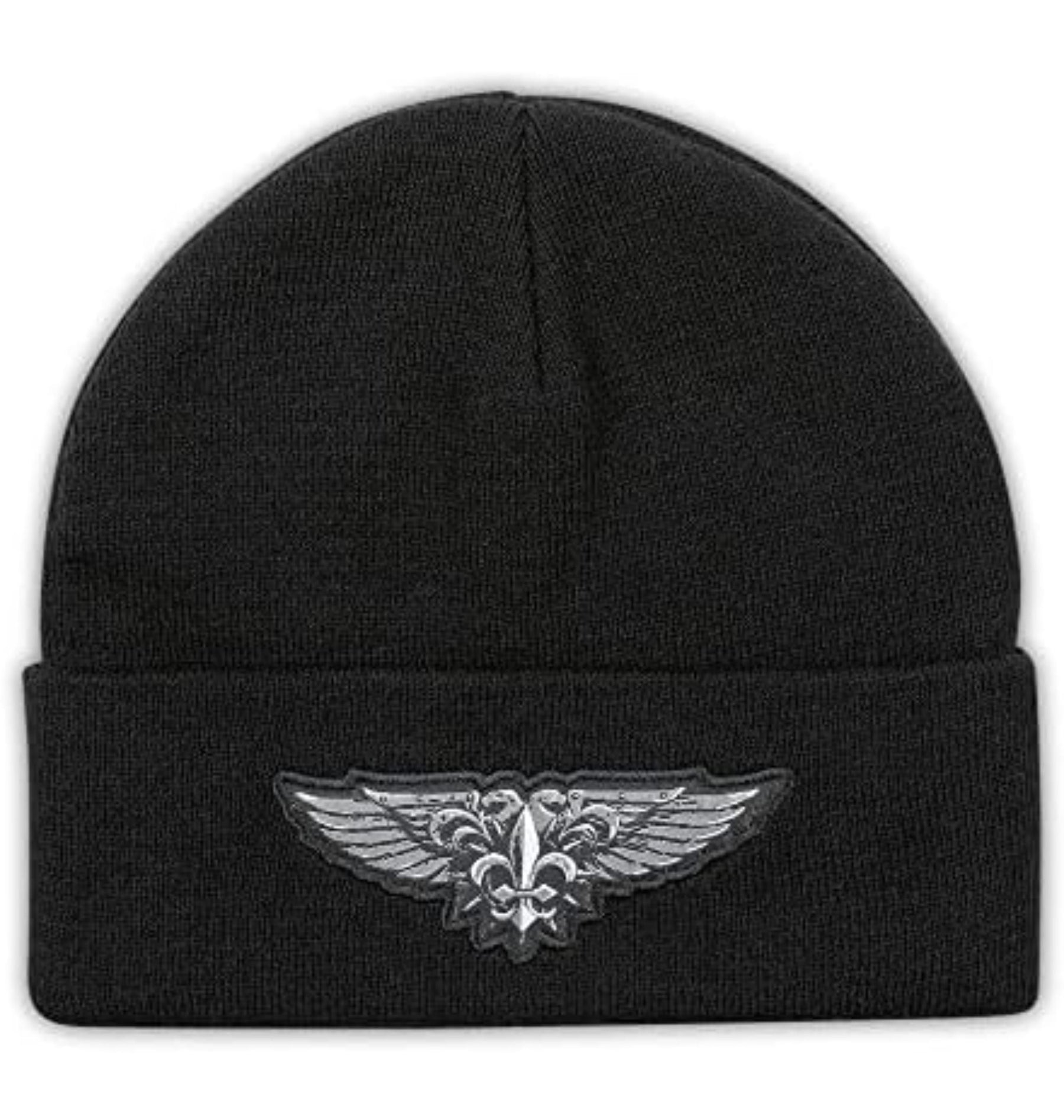 Black Beanie Front