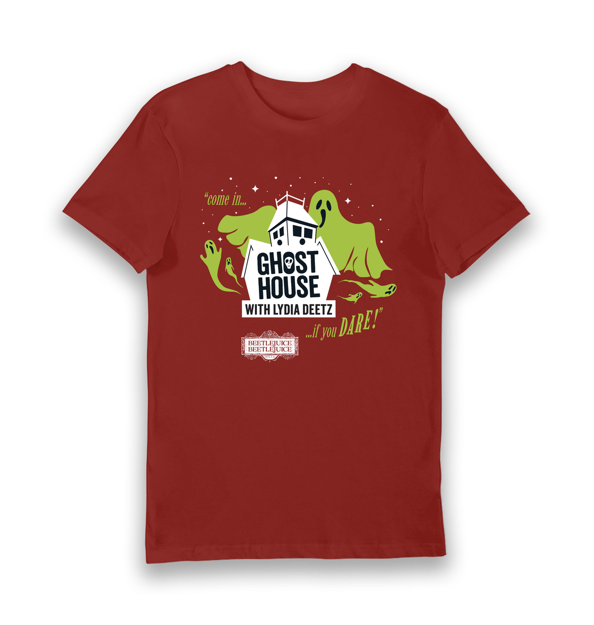 Brick Red Printed T-shirt Front