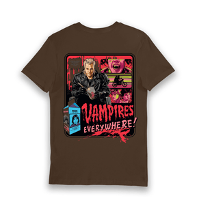 Brown Printed T-shirt Back