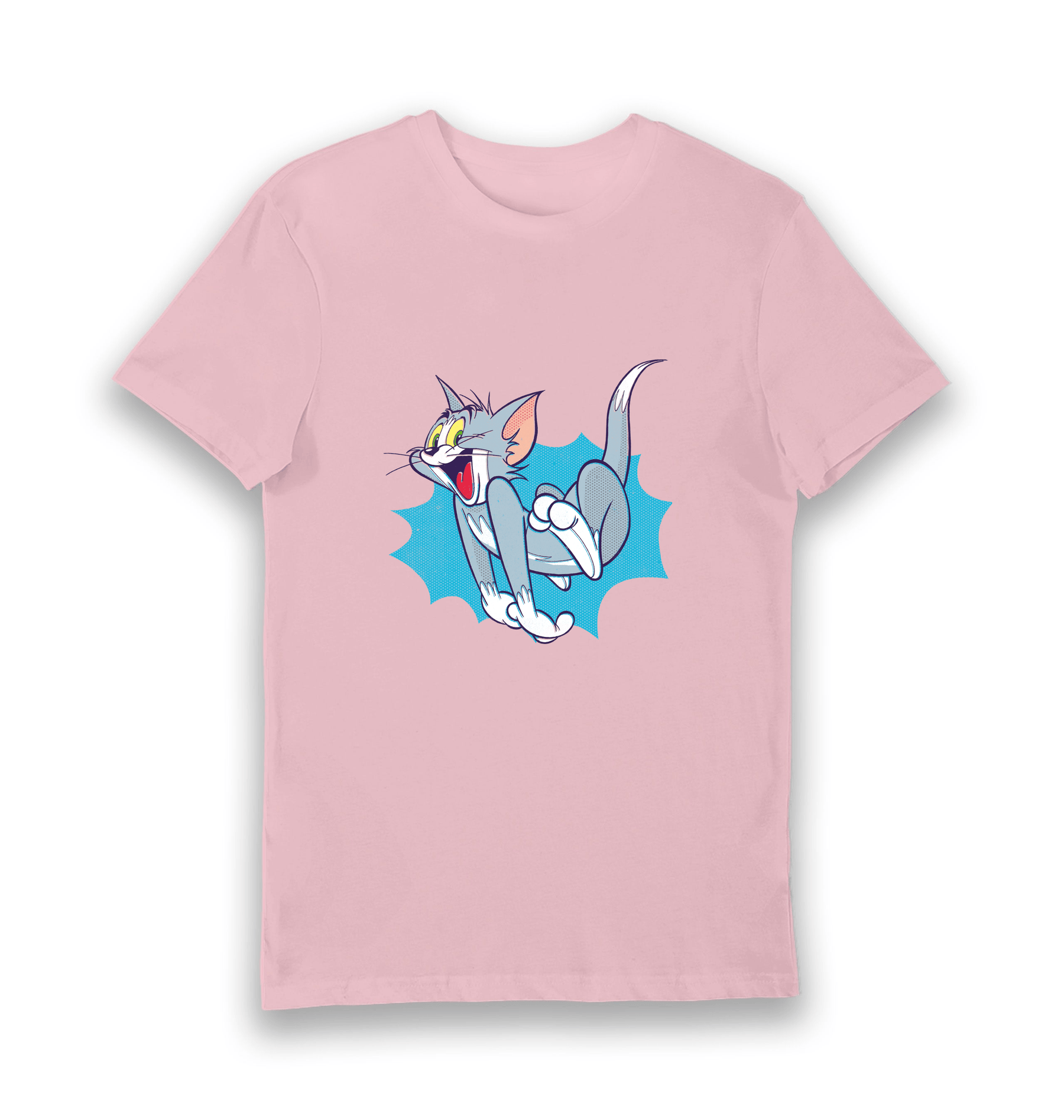 Pink Printed T-shirt Front