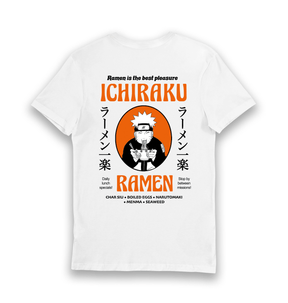 White Printed T-shirt Back