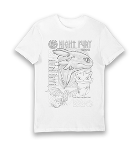 White Printed T-shirt Front