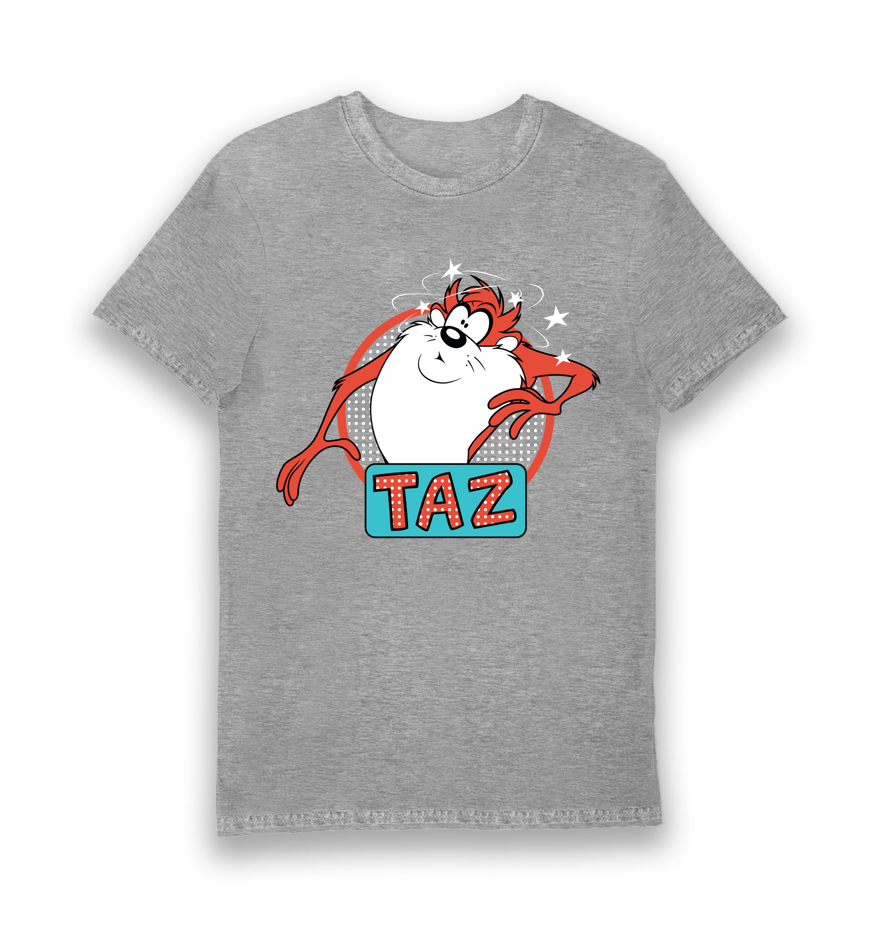 Sports Grey Printed T-shirt Front