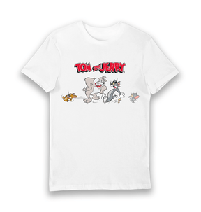 White Printed T-shirt Front