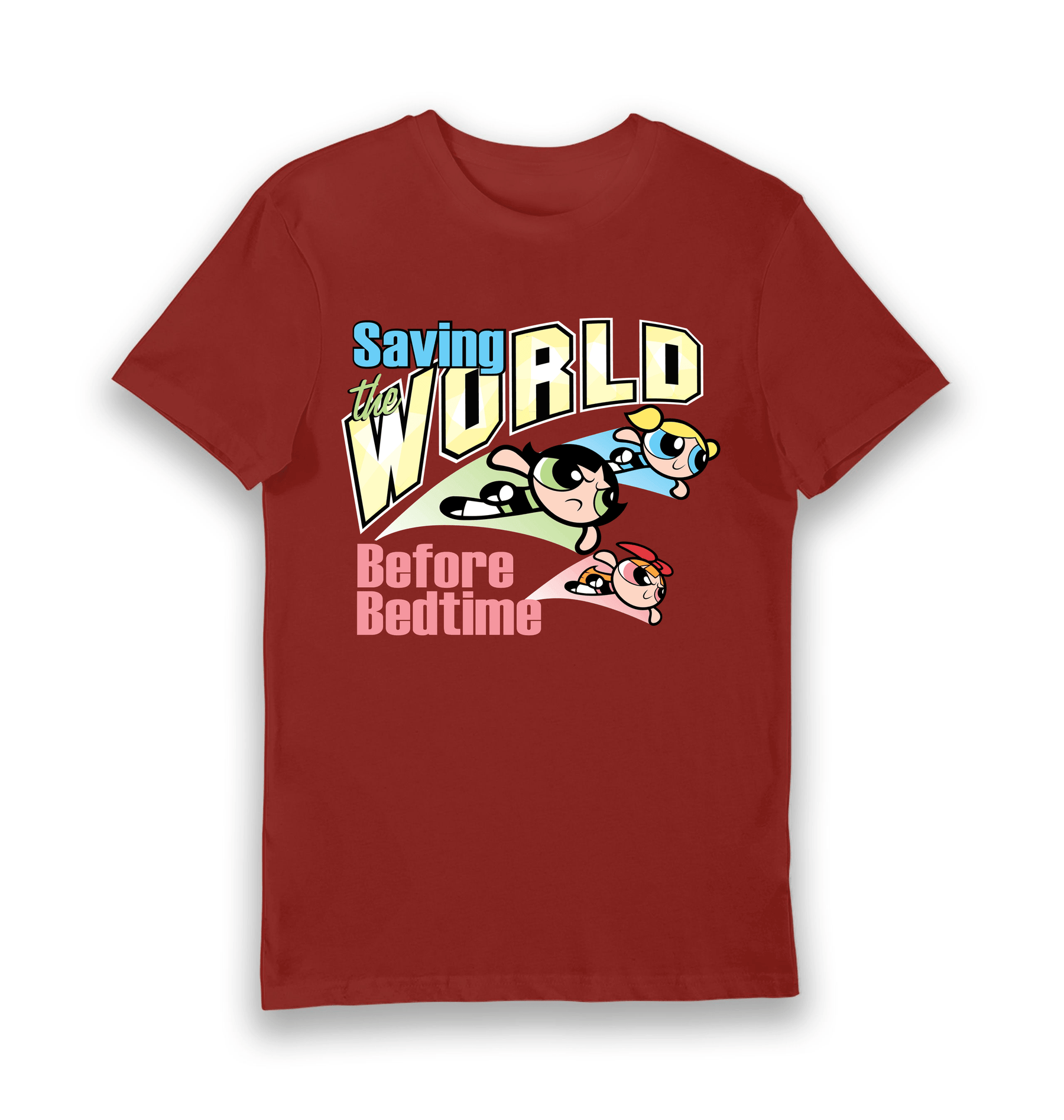 Brick Red Printed T-shirt Front