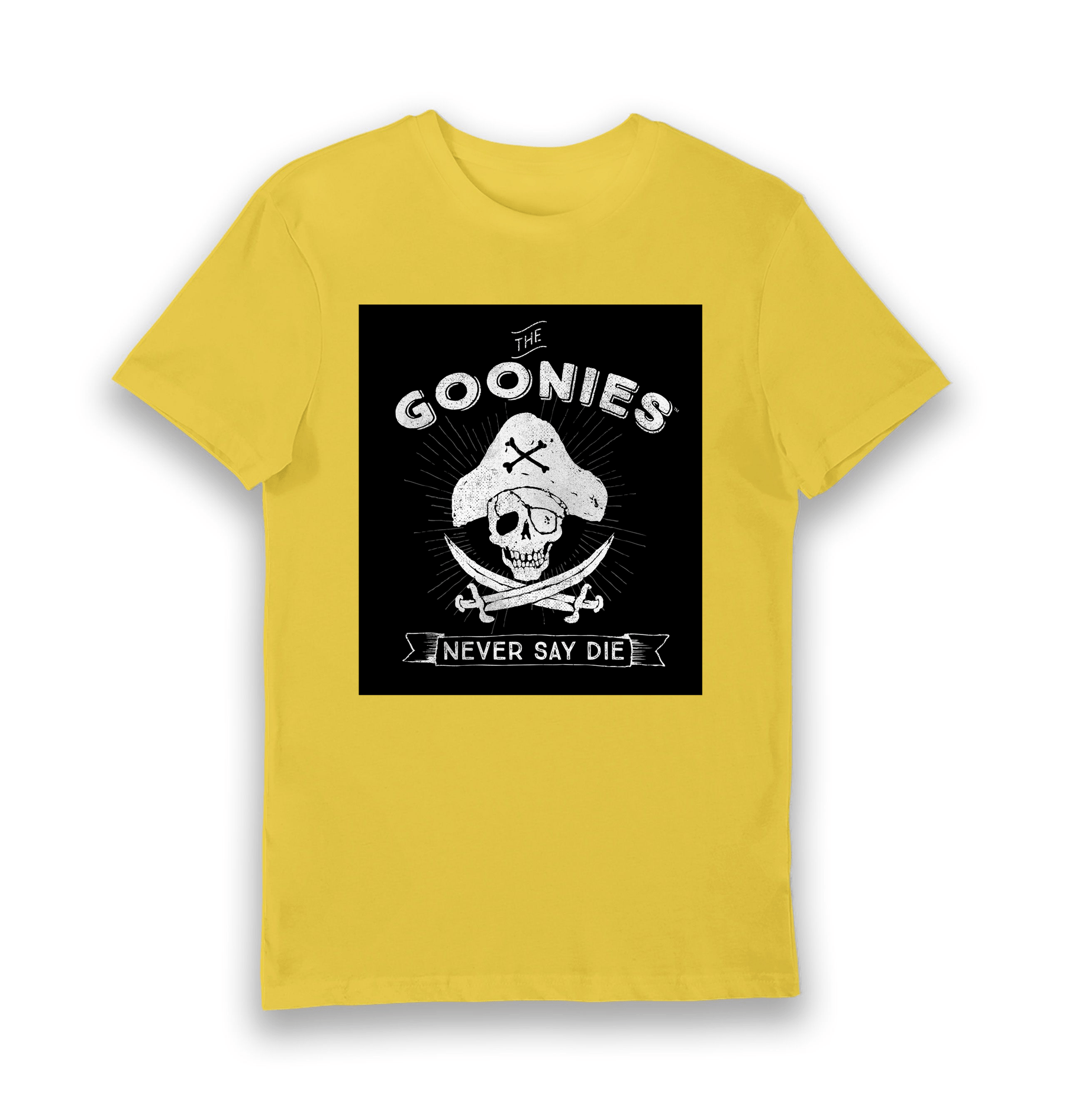 Yellow Printed T-shirt Front