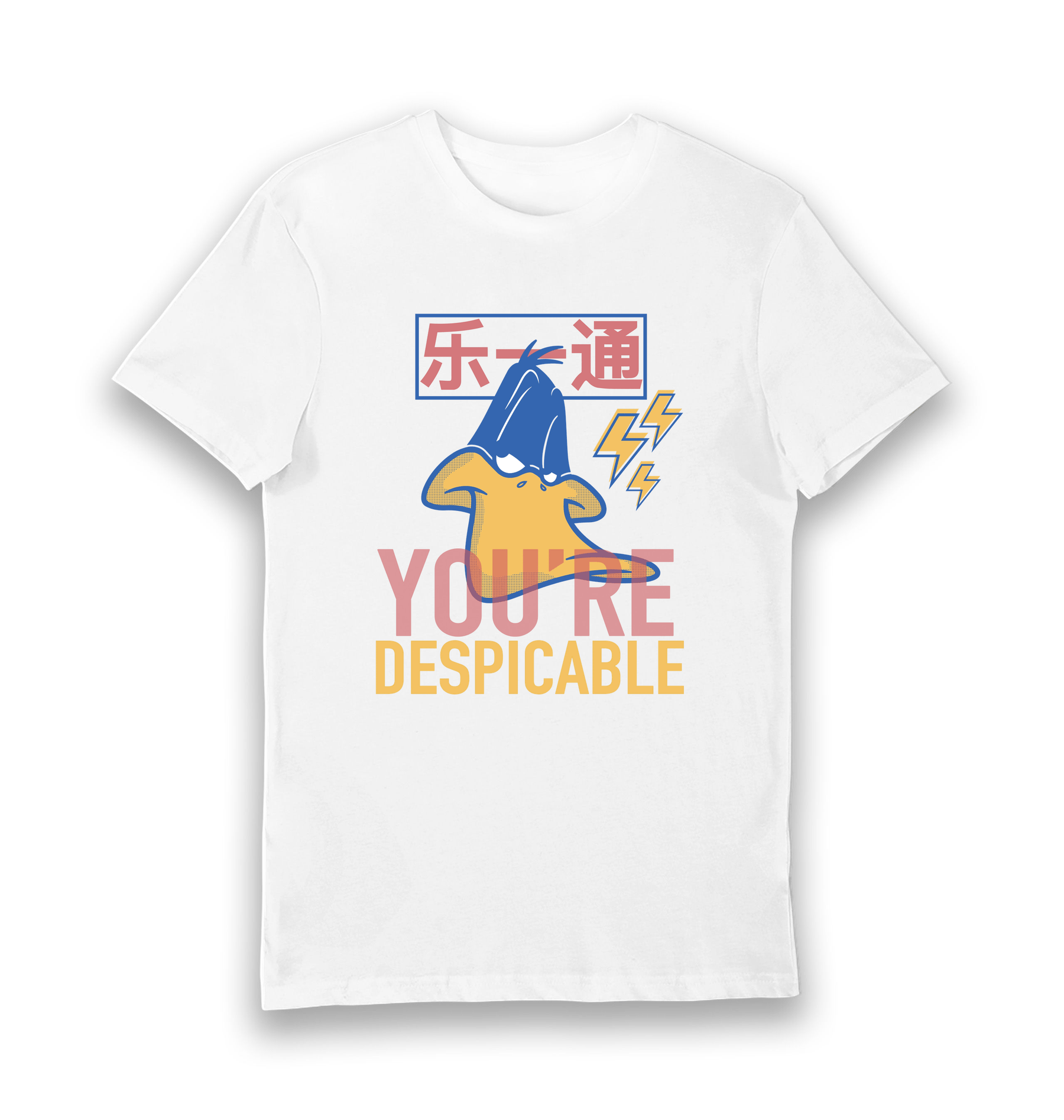 White Printed T-shirt Front