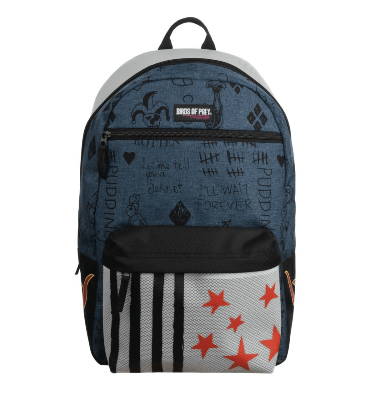 Denim Blue Backpacks Front