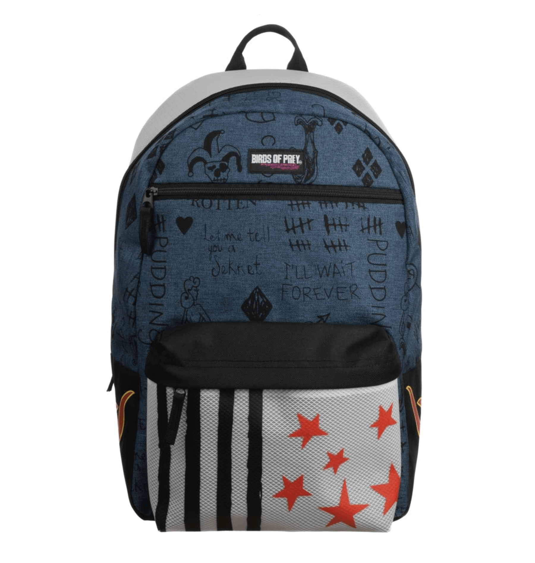 Denim Blue Backpacks Front