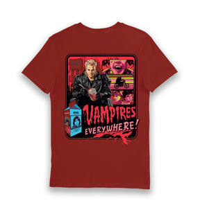 Brick Red Printed T-shirt Back