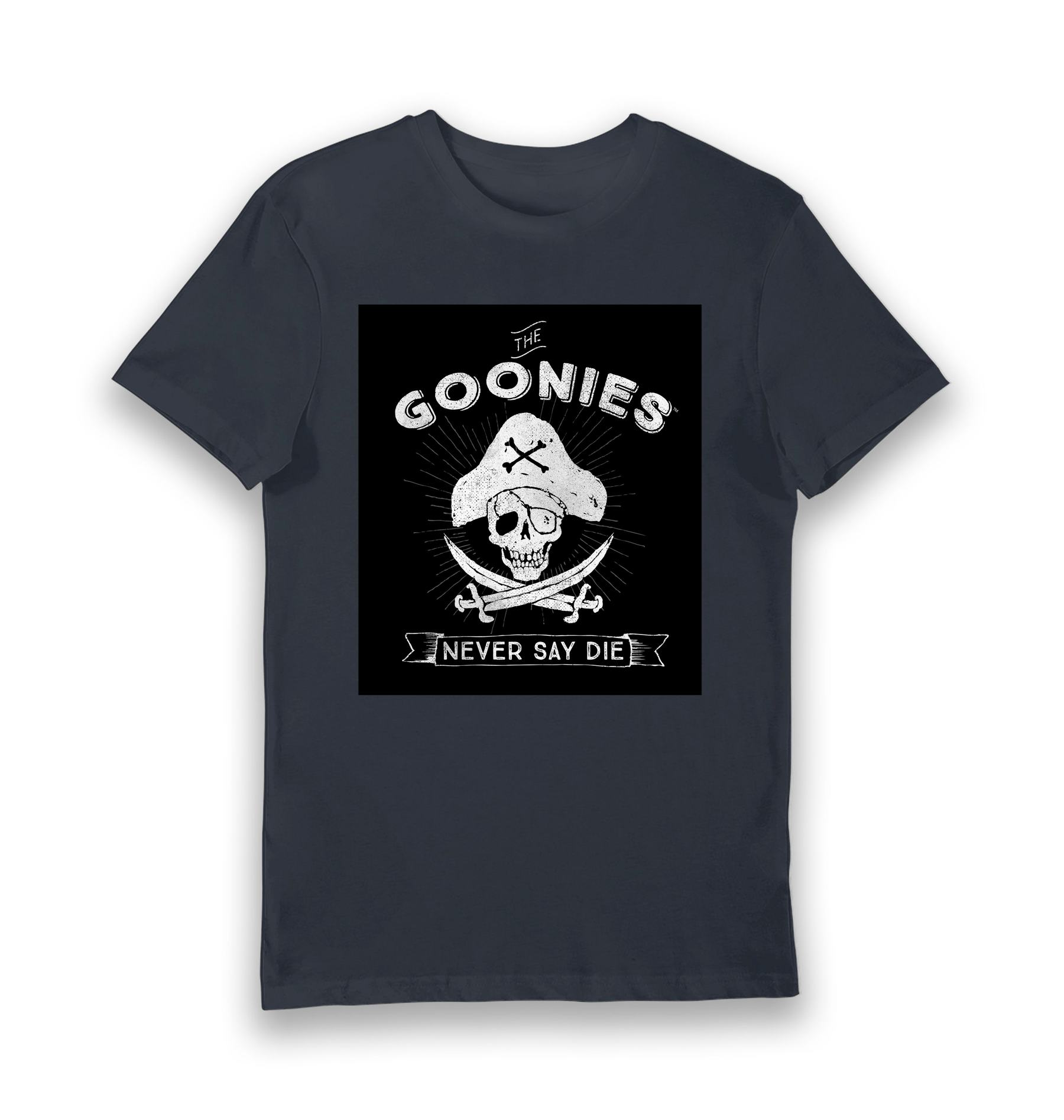 Navy Printed T-shirt Front