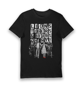 Black Printed T-shirt Front