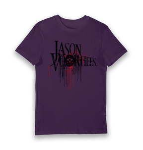 Purple Printed T-shirt Front