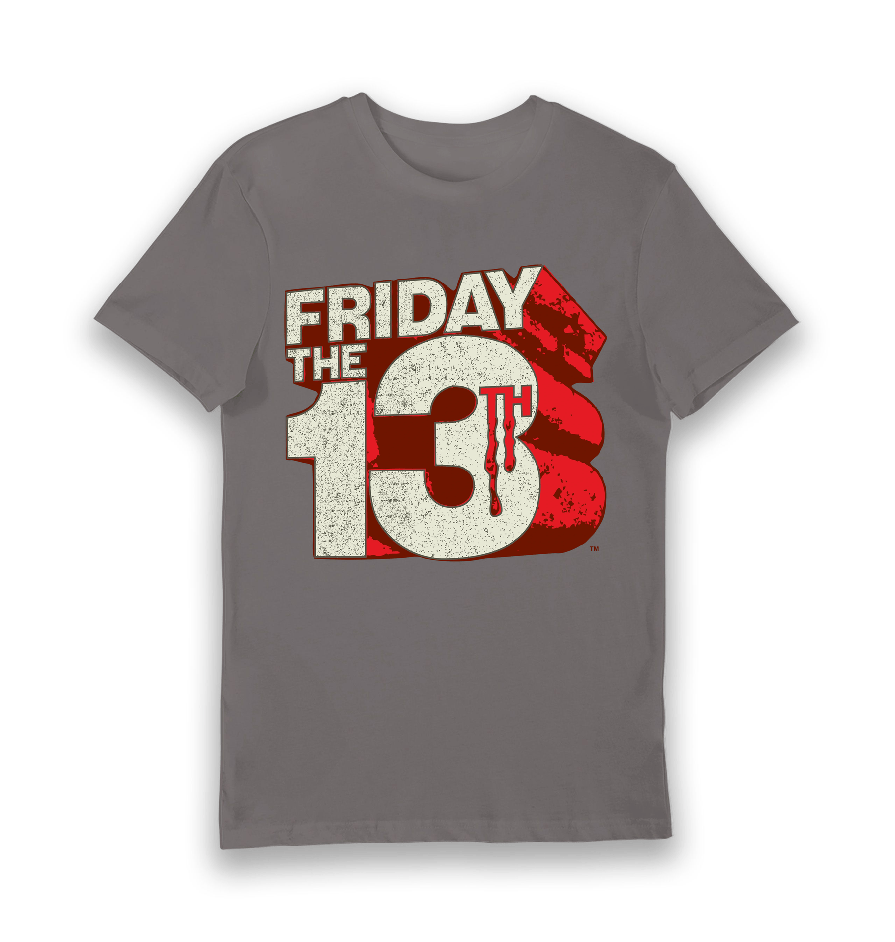 Charcoal Printed T-shirt Front