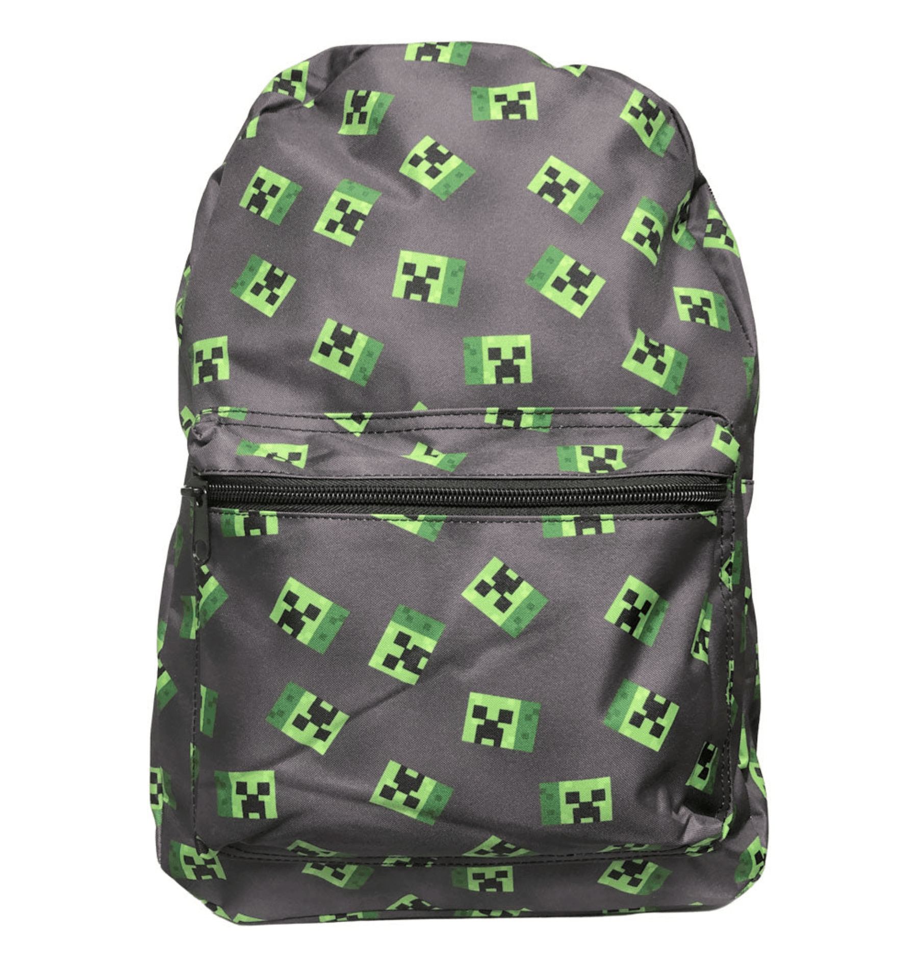 Black & Green Backpacks Front