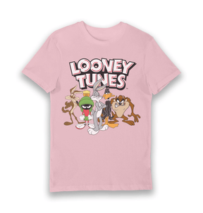 Pink Printed T-shirt Front