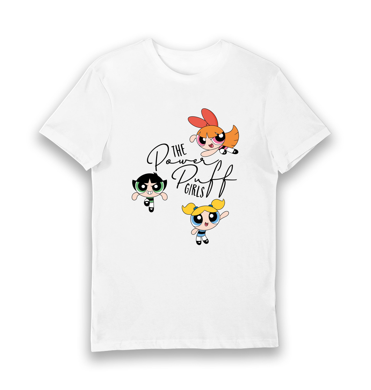 White Printed T-shirt Front