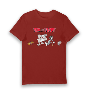 Brick Red Printed T-shirt Front