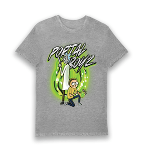 Sports Grey Printed T-shirt Front