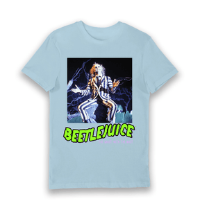 Light Blue Printed T-shirt Front