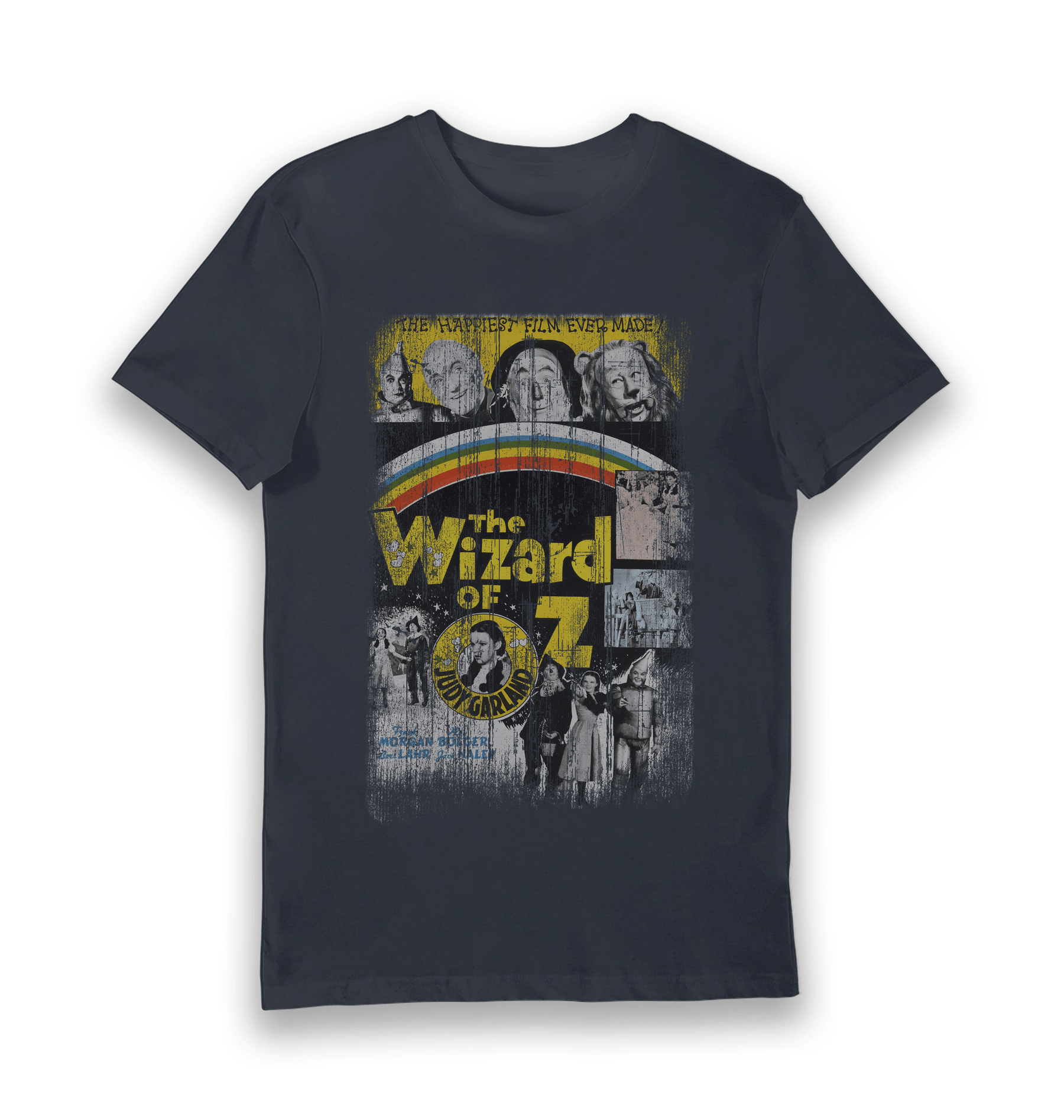 Navy Printed T-shirt Front