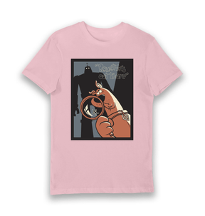 Pink Printed T-shirt Front