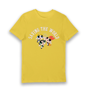 Yellow Printed T-shirt Front