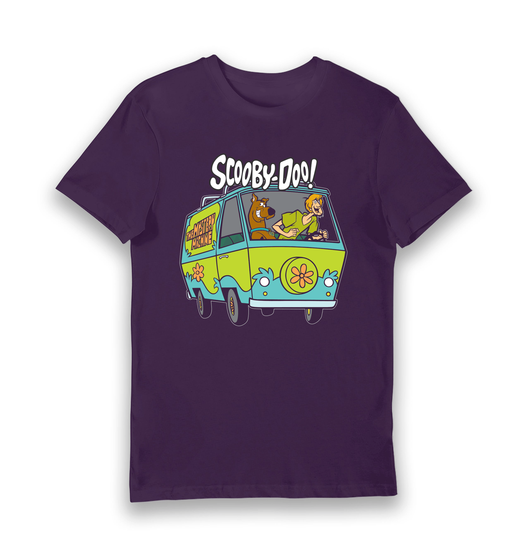 Purple Printed T-shirt Front