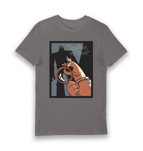 Charcoal Printed T-shirt Front