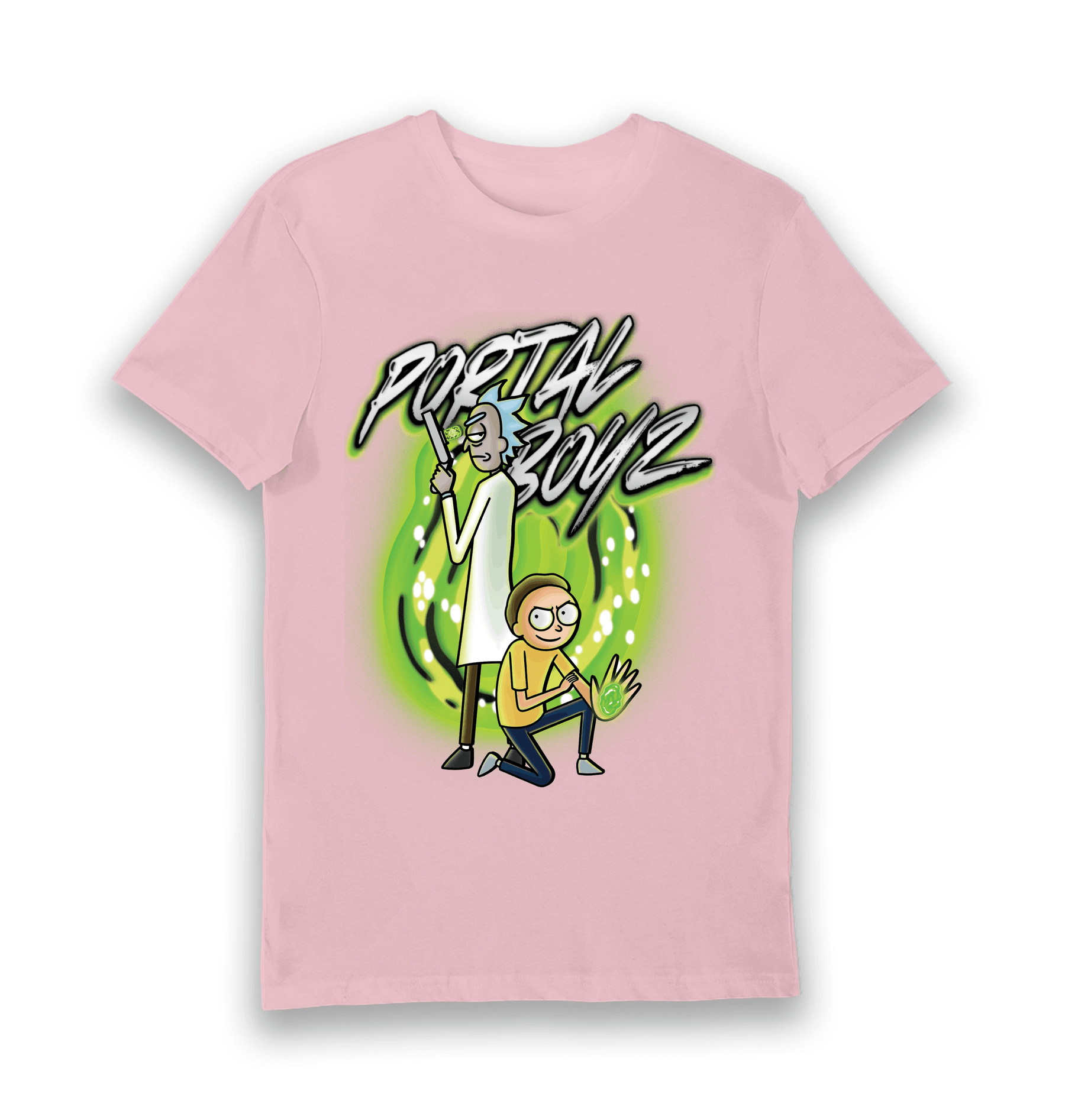 Pink Printed T-shirt Front