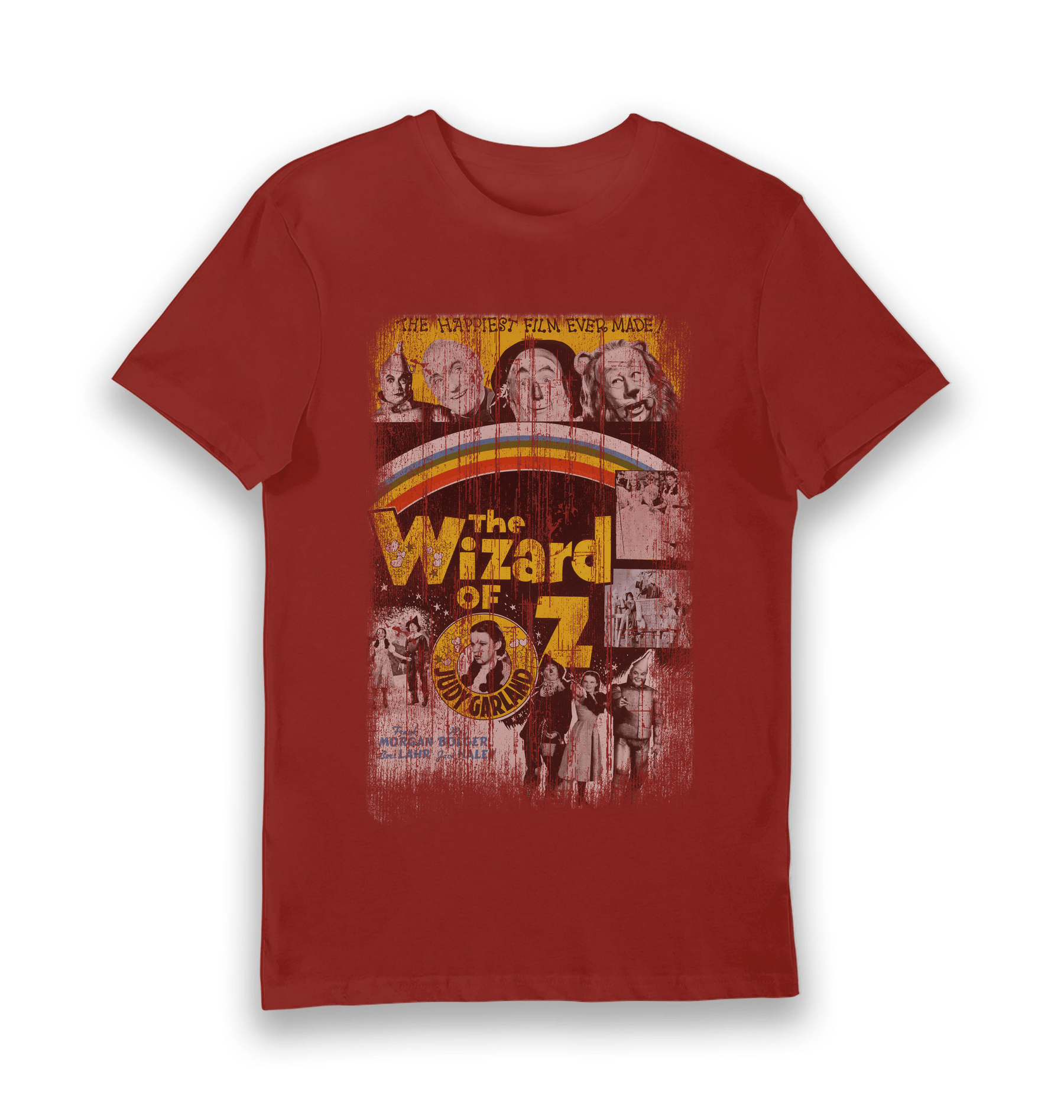 Brick Red Printed T-shirt Front