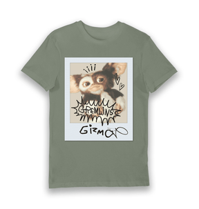 Khaki Printed T-shirt Front