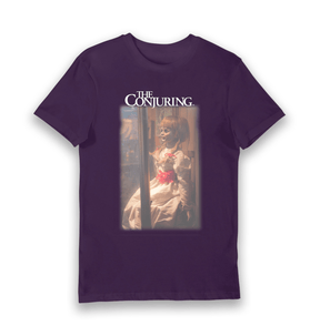 Purple Printed T-shirt Front