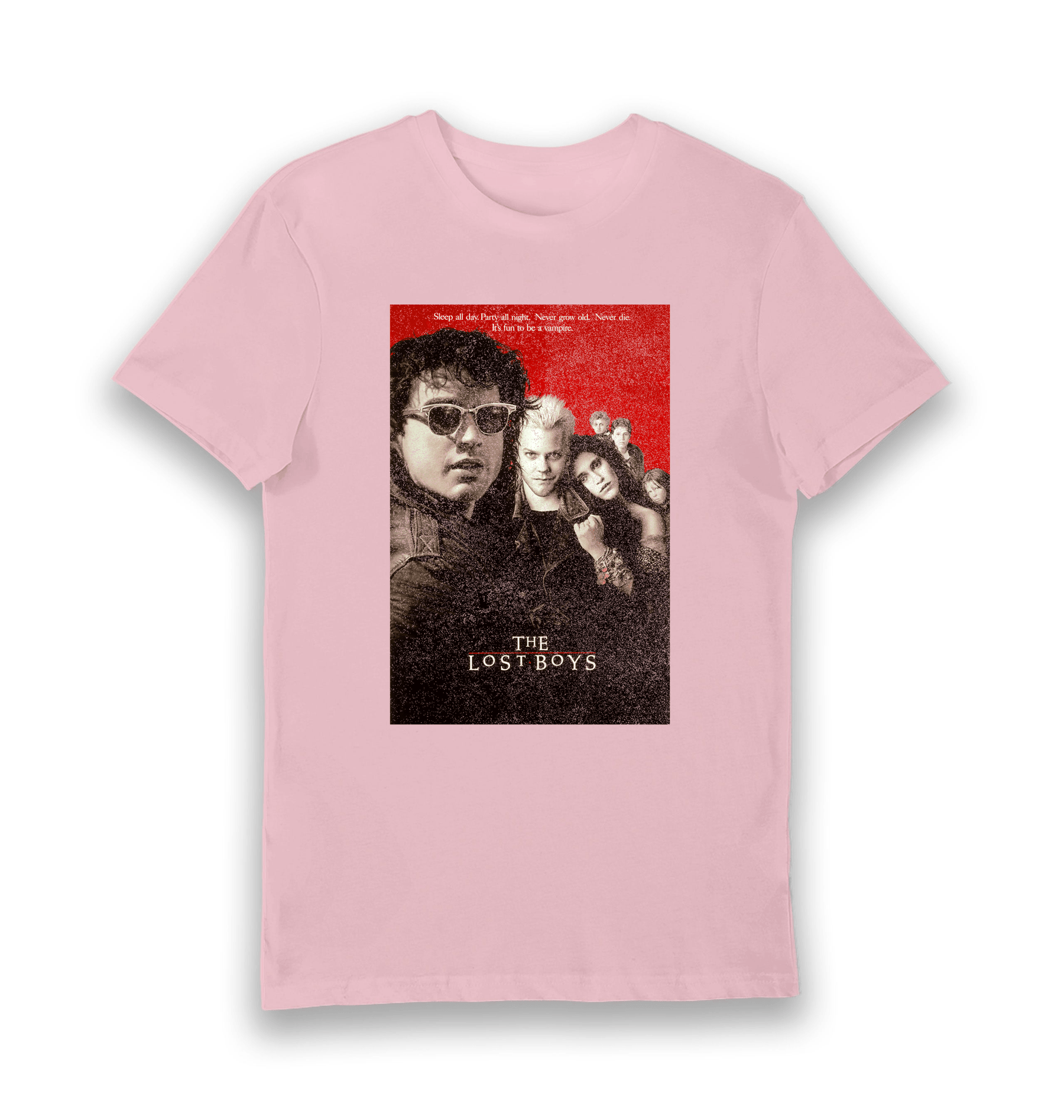 Pink Printed T-shirt Front