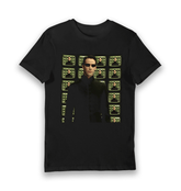 Black Printed T-shirt Front