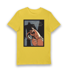 Yellow Printed T-shirt Front