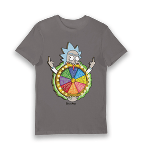 Charcoal Printed T-shirt Front